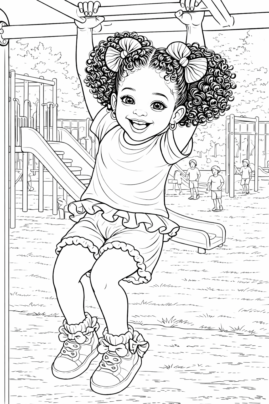 A School Days Themed Personalized Coloring Book - 20 Pages