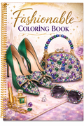 Fashion Themed Personalized Coloring Book - 20 Pages